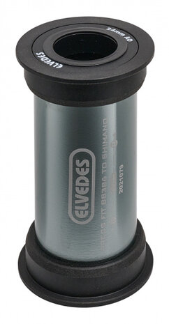 trapas-adapter PF BB386 86 mm Shimano zwart