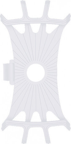 telefoonhouder universeel 12,5 x 7 cm siliconen transparant