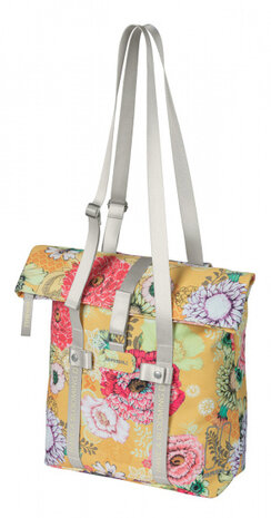 fietsshopper Bloom Field 20 liter polyester okergeel