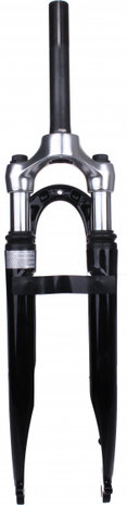 voorvork verend 28 inch 171 mm staal zwart
