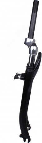 voorvork verend 28 inch 171 mm staal zwart