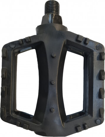 platformpedalen junior 8,1 x 10,6 cm zwart 2 stuks