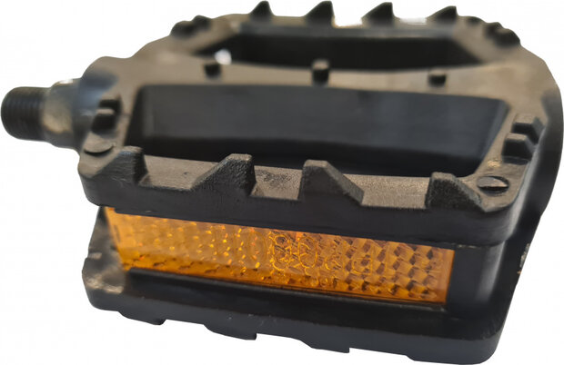 platformpedalen junior 8,1 x 10,6 cm zwart 2 stuks