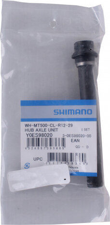 doorsteekas WH-MT500-CL achter 12 mm 29 inch staal