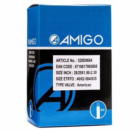 Binnenband 28/29 x 1.90/2.30 (40/62-584/635) AV 48 mm