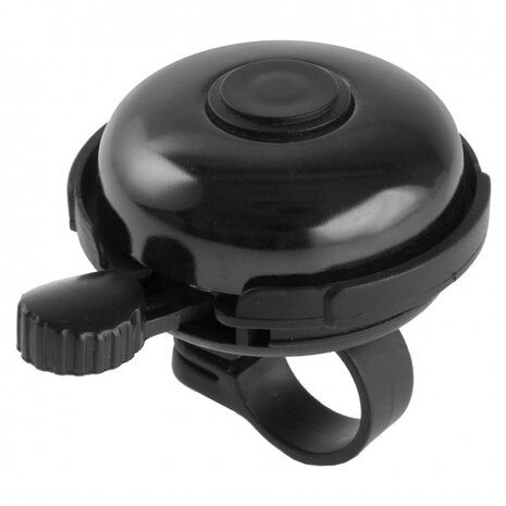 fietsbel aluminium rechtshandig 53 mm zwart