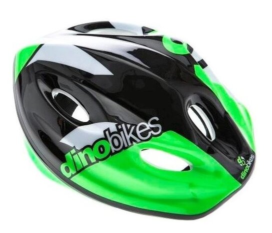 fietshelm jongens 52-56 cm zwart/groen