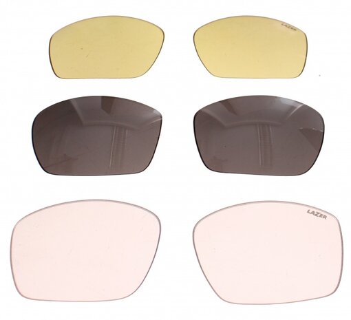 Silver Lens Kit M2/KR1 zwart/geel/transparant
