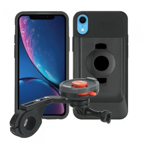 fietshouder met hoes FitClic Neo Forward iPhone XR