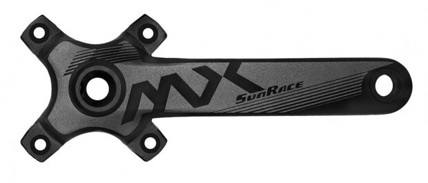 crankset Fcmx00 175 mm 10-12S zwart 2-delig