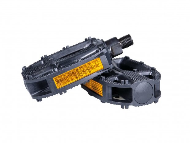 pedalen Kids Small 1/2 inch reflectie zwart per set