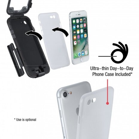 telefoonhouder FitClic Apple iPhone 7/8 plus zwart