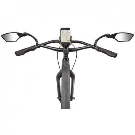 fietsspiegel 110 x 55 mm rechts zwart