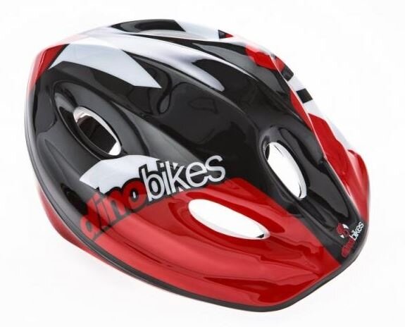 fietshelm Casco junior 52-56 cm rood/zwart