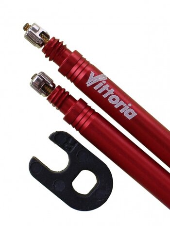 ventiel tubes 110 mm FV rood 2 stuks