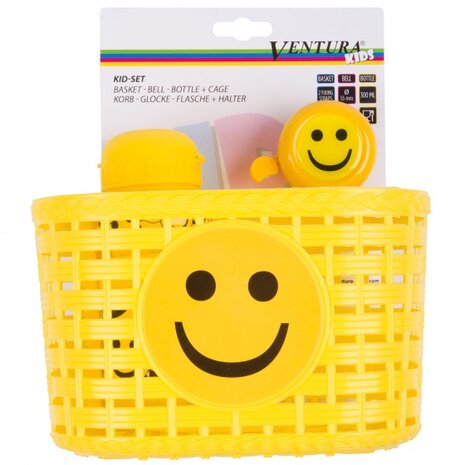 accessoiresset Kids Smile 4-delig geel