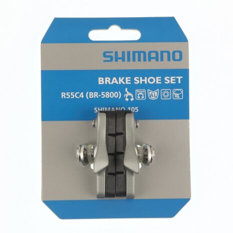 remblokken 105 BR-5800 v-brake 54 mm zilver 2 stuks