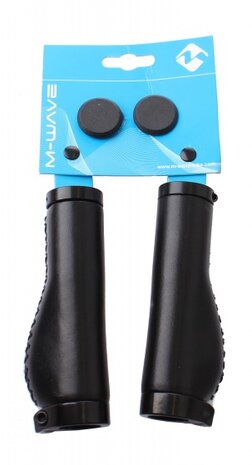 handvatten leder ergonomisch 138 mm zwart per paar