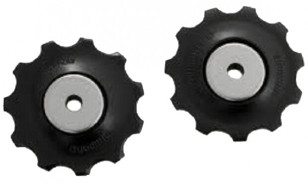 derailleurwieltjes 10 tanden zwart 2 stuks