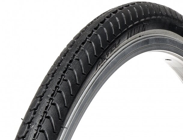 Buitenband Ortem Jambo 27 x 1 1/4 (32-630) reflectie zwart