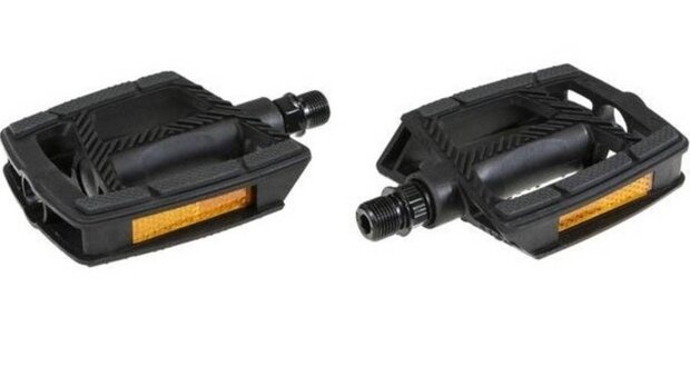 platformpedalen FP-972 aluminium 9/16 zwart