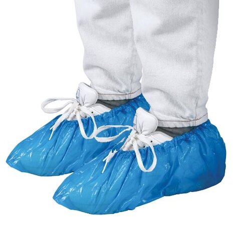 schoenhoezen 100 stuks blauw