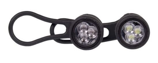 verlichtingsset Simmy led batterijen zwart