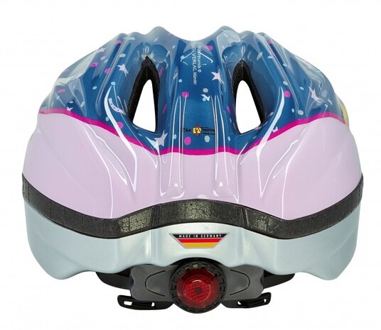 fietshelm Meggy Originals meisjes blauw/roze maat 44-49 cm