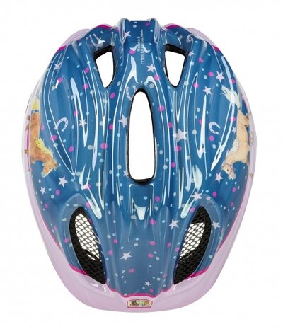 fietshelm Meggy Originals meisjes blauw/roze maat 52-58 cm