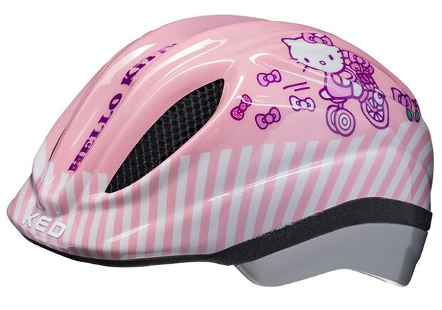 fietshelm Meggy Hello Kitty meisjes roze maat 46-51 cm