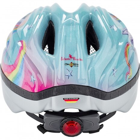 fietshelm Meggy Eenhoorn meisjes lichtblauw maat 44-49 cm