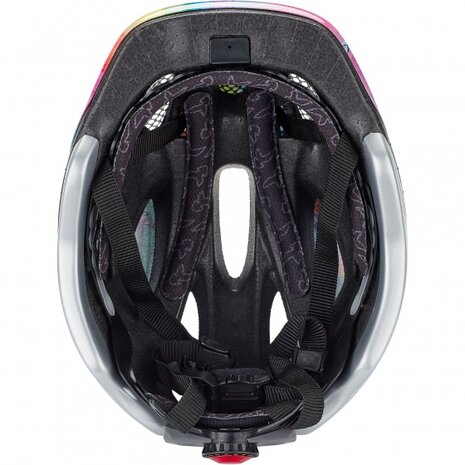 fietshelm Meggy Eenhoorn meisjes lichtblauw maat 44-49 cm