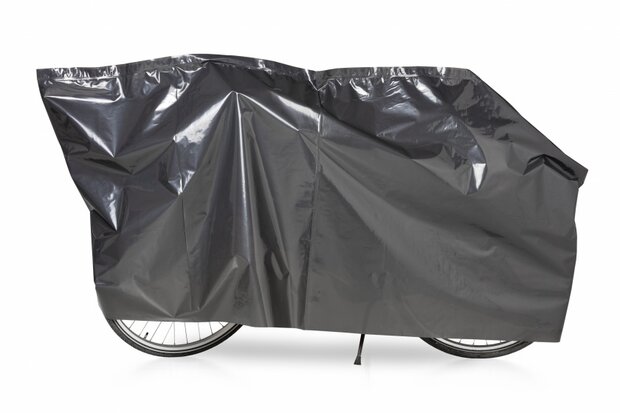 fietsbeschermhoes 120 x 210 cm donkergrijs 2 fietsen