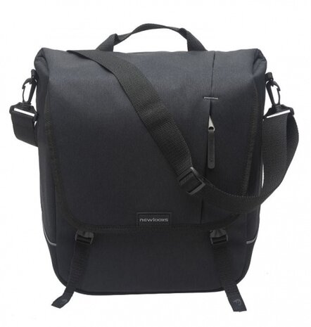 fiets- en schoudertas Nova 16 liter zwart