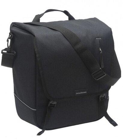 fiets- en schoudertas Nova 16 liter zwart