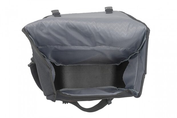 fiets- en schoudertas Nova 16 liter grijs