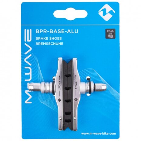 remblokken V-brake 72 mm zilver