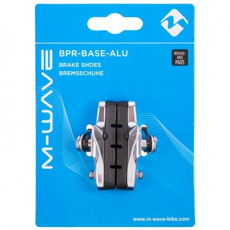 remblokken V-brake 55 mm zilver