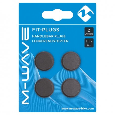 stuurdoppen Fit-Plugs zwart 4 stuks