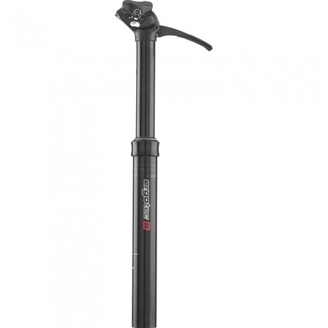 zadelpen Up &amp; Down 27,2 x 400 mm 21 mm offset zwart