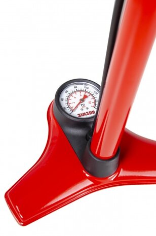 fietspomp Excellent hogedruk 60 cm rood