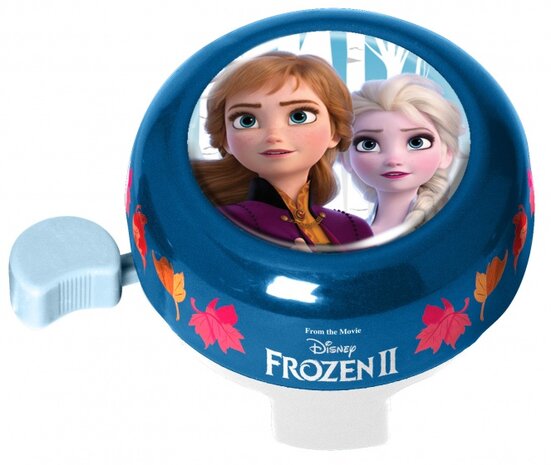 fietsbel Frozen 2 60 mm blauw