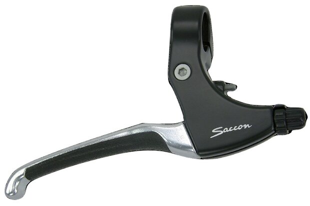 remgrepenset rollerbrake 3-vinger zwart/zilver 2-delig