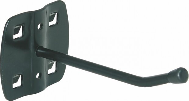 werkplaatshaak voor gereedschapsborden 10 cm zwart