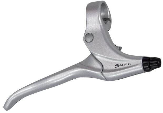 remgrepenset rollerbrake 4-vinger zilver aluminium 2-delig