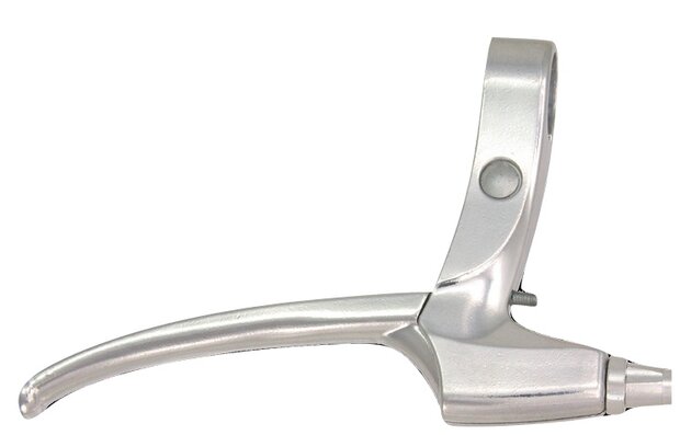 remgrepenset V-brake 4-vinger aluminium zilver 2-delig