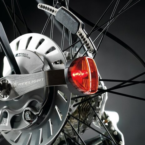 verlichtingsset SL120 Flash dynamo V-brake/rollerbrake