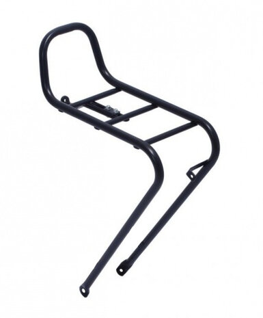 voordrager Flow 28 inch 25 x 17 cm staal zwart