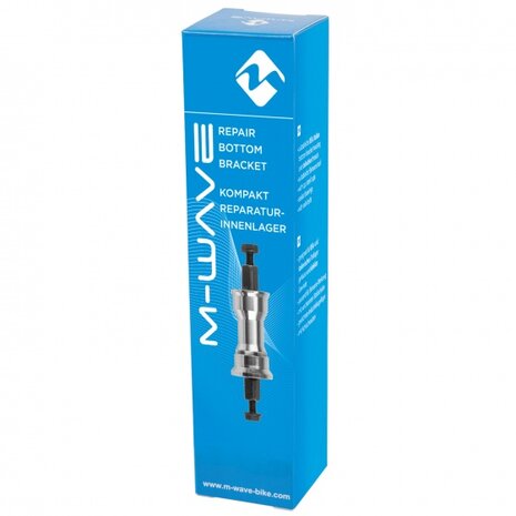 vervangende trapas JIS 113 mm zilver