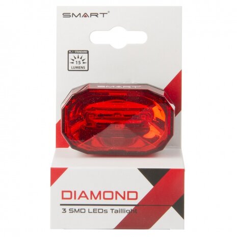 achterlicht Diamond batterij led rood